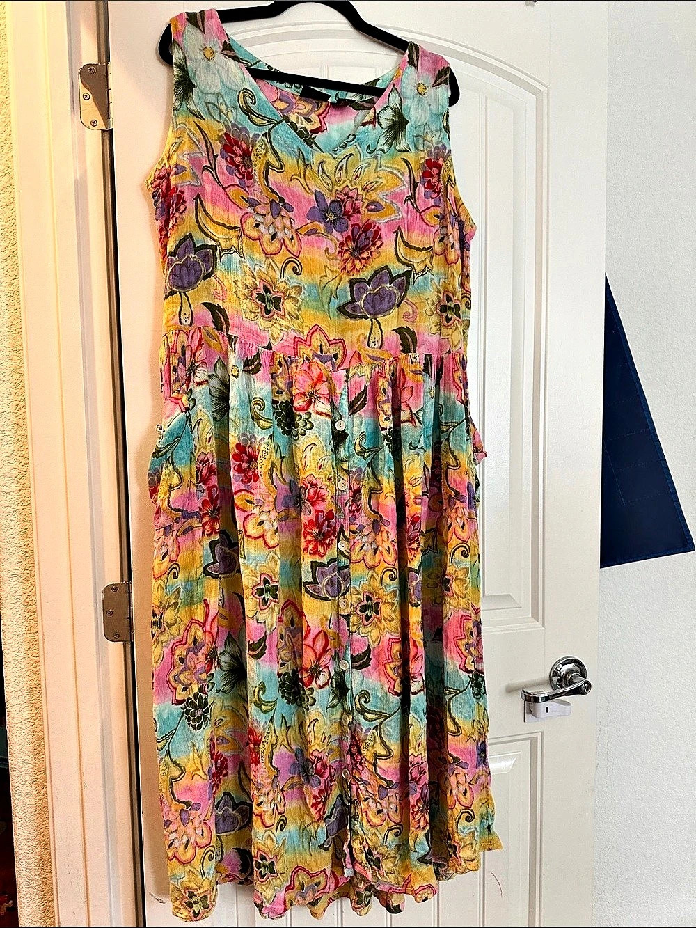 Bila Floral Midi Dress fairycore boho hippie